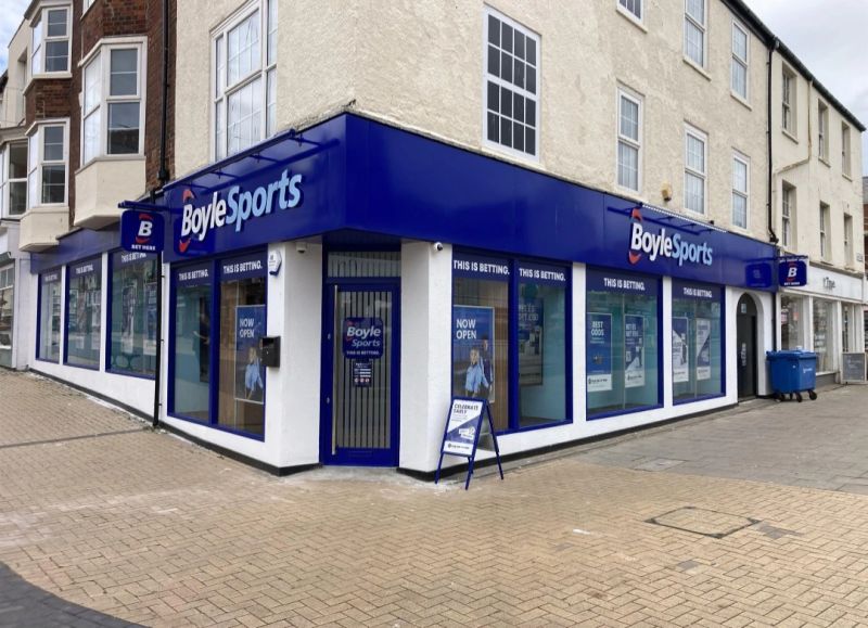 BoyleSports Bridlington shopfront and signage