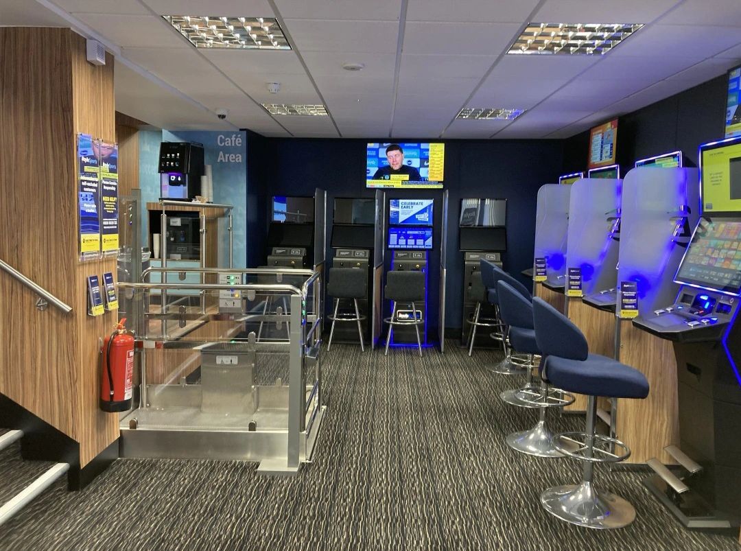 BoyleSports Bridlington completed shop interior
