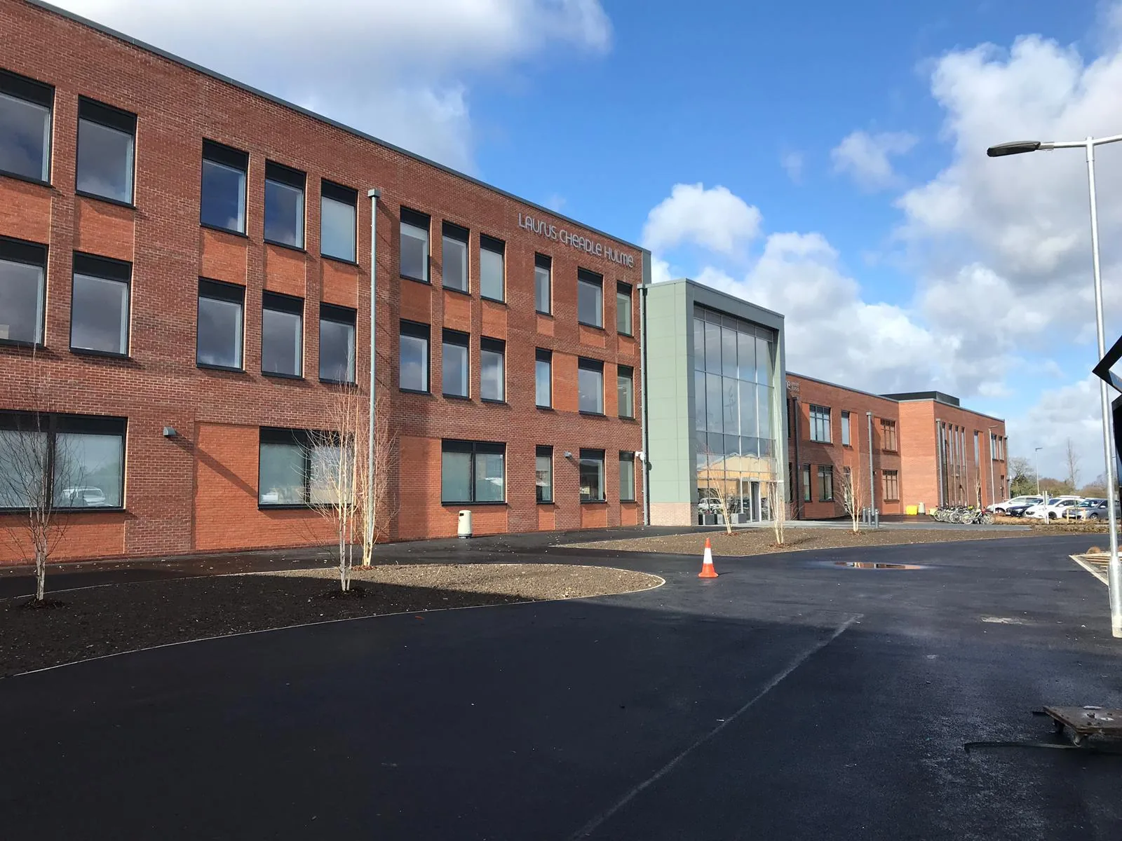 Laurus Cheadle Hulme school exterior, completed with joinery by CJ Joinery Contracts