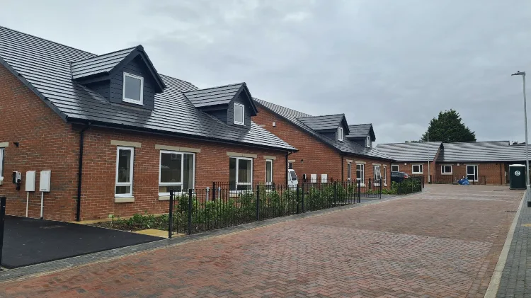 Bungalows with dormer windows at Dale Lane, Heckmondwike