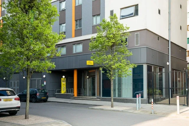Exterior of North Lodge student accommodation, London